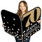 Big Dot of Happiness Adult 70th Birthday - Gold - Happy Birthday Giant Greeting Card - Big Shaped Jumborific Card